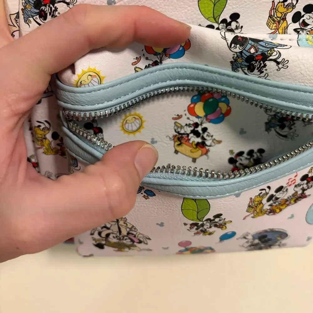 Disney Parks Loungefly Mickey & Minnie’s Runaway Railway Mini Backpack